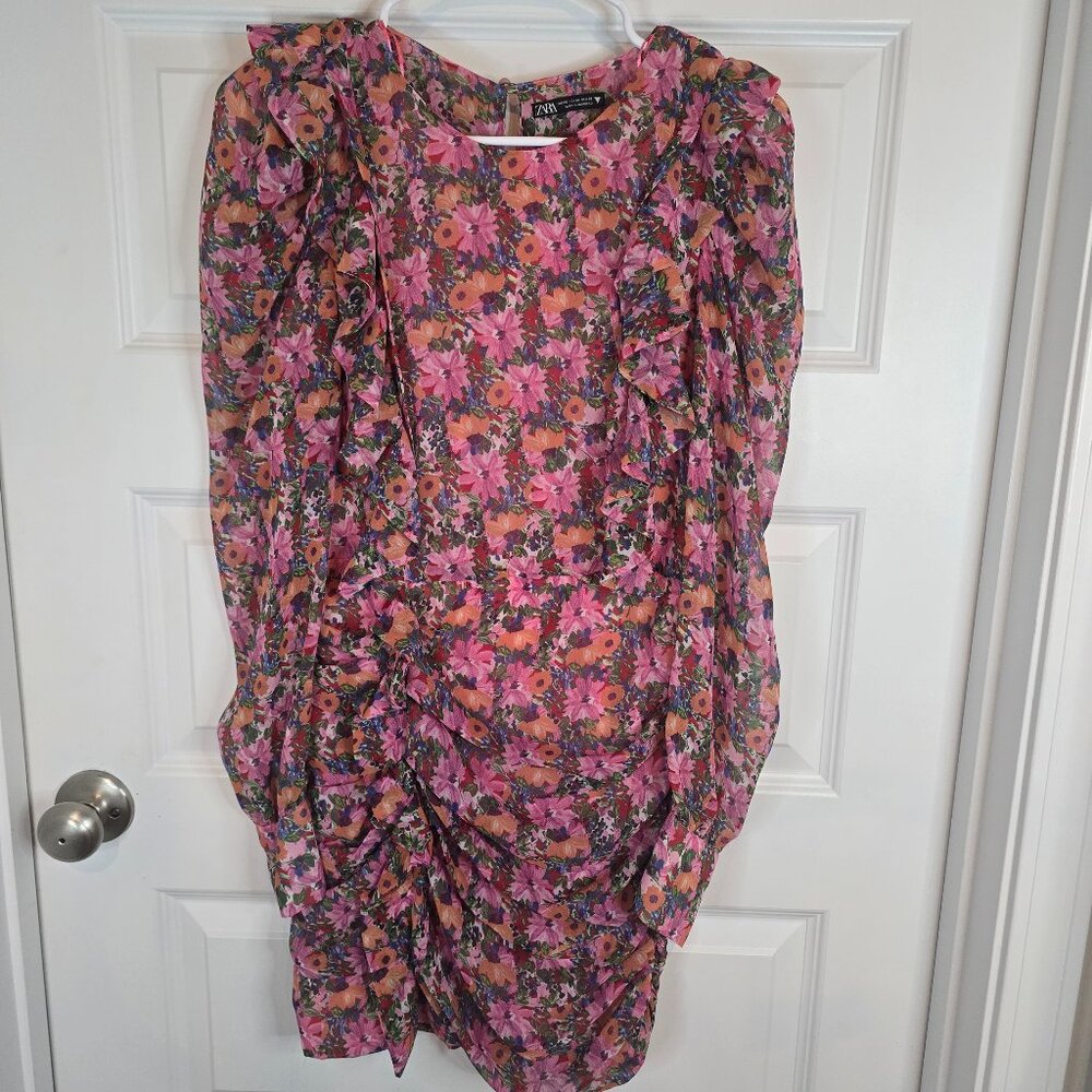 Zara floral dress